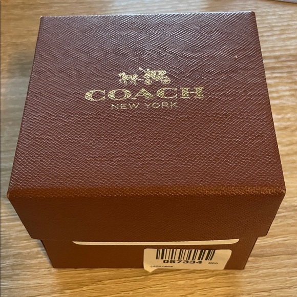 NWT! Woman’s Coach Silver and Pink Silicone Women's Watch, 40.0 mm - Picture 8 of 12